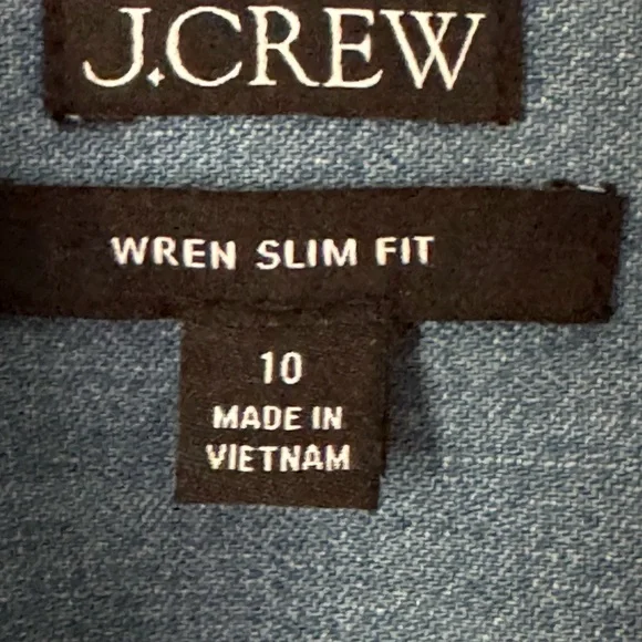 J. Crew Blue Button Down Shirt - Picture 2 of 2